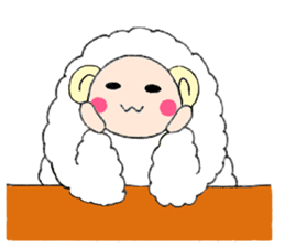 Meriko of a pretty sheep sticker #4927739