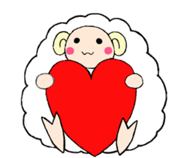 Meriko of a pretty sheep sticker #4927740
