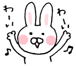 Rabbit of Fukui valve sticker #4928609