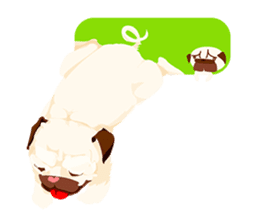 Speech Bubble Pugs sticker #4928705