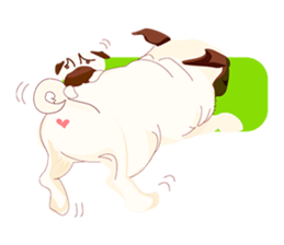 Speech Bubble Pugs sticker #4928706