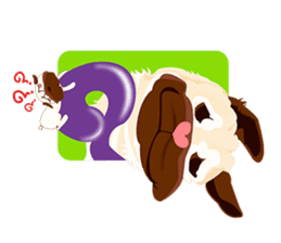 Speech Bubble Pugs sticker #4928709