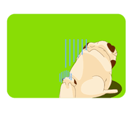 Speech Bubble Pugs sticker #4928711