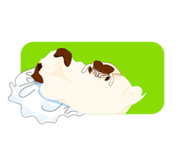 Speech Bubble Pugs sticker #4928715