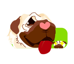 Speech Bubble Pugs sticker #4928718