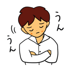 I, work hard! sticker #4930192