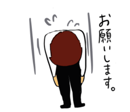 I, work hard! sticker #4930210