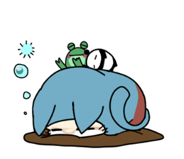 Aoneko kun sticker #4930790