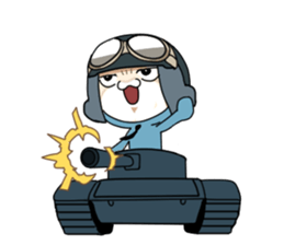 Aoneko kun sticker #4930791