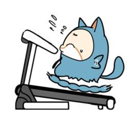 Aoneko kun sticker #4930808