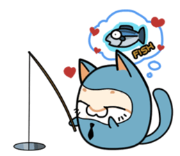 Aoneko kun sticker #4930814