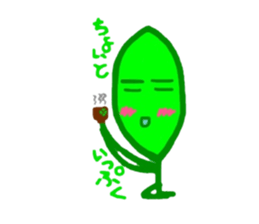 Chataro of a leaf sticker #4932145