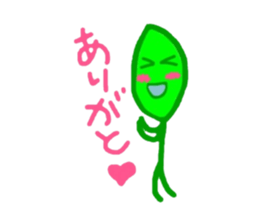 Chataro of a leaf sticker #4932150