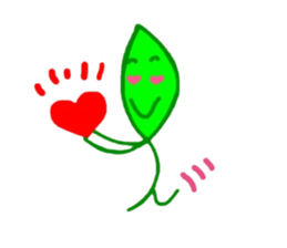 Chataro of a leaf sticker #4932151