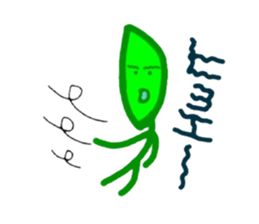 Chataro of a leaf sticker #4932154