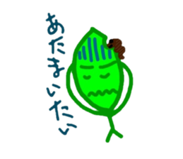 Chataro of a leaf sticker #4932156