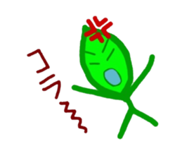 Chataro of a leaf sticker #4932157