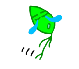 Chataro of a leaf sticker #4932163