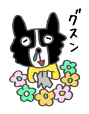 Border Collie dog  ver2 sticker #4932183