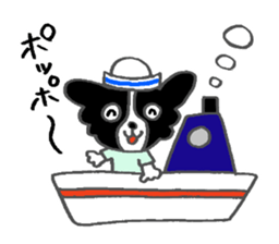 Border Collie dog  ver2 sticker #4932221