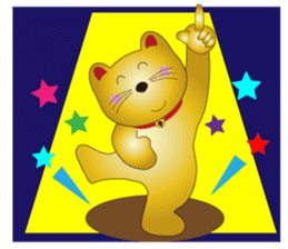 Happy Beckoning gold  cat vol.4 sticker #4932226