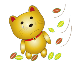 Happy Beckoning gold  cat vol.4 sticker #4932229