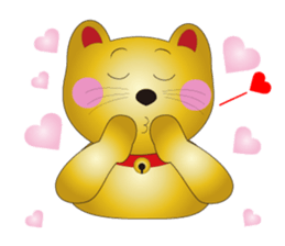 Happy Beckoning gold  cat vol.4 sticker #4932231