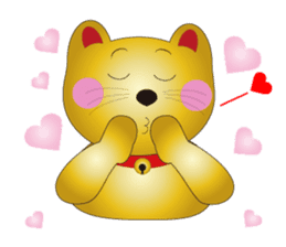 Happy Beckoning gold  cat vol.4 sticker #4932231