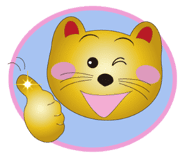Happy Beckoning gold  cat vol.4 sticker #4932236