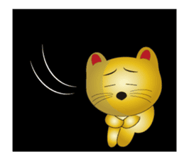 Happy Beckoning gold  cat vol.4 sticker #4932237