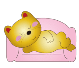 Happy Beckoning gold  cat vol.4 sticker #4932243
