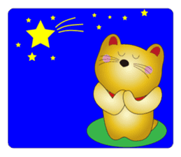 Happy Beckoning gold  cat vol.4 sticker #4932248