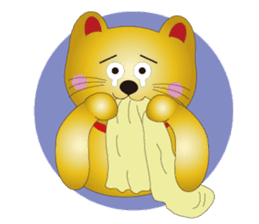 Happy Beckoning gold  cat vol.4 sticker #4932252