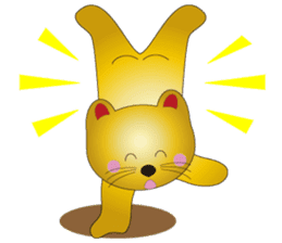 Happy Beckoning gold  cat vol.4 sticker #4932259