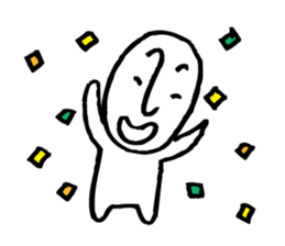 Rather long face3 sticker #4932624