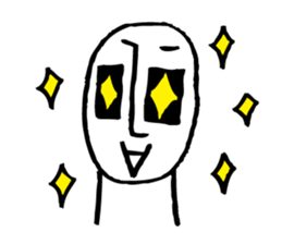 Rather long face3 sticker #4932634