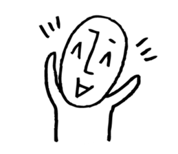 Rather long face3 sticker #4932636