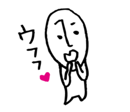 Rather long face3 sticker #4932655