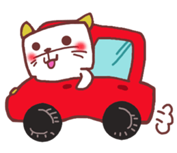 cats and bear Okayama valve sticker #4932708