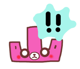 cats and bear Okayama valve sticker #4932733