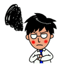 white-collar worker sticker #4932792