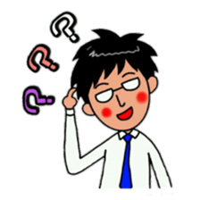 white-collar worker sticker #4932793