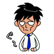 white-collar worker sticker #4932794