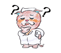 Cat nurse norako sticker #4933013