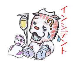 Cat nurse norako sticker #4933021