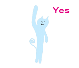 Happy & Thanks cat sticker #4934453