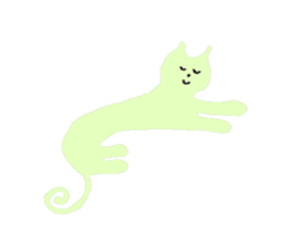 Happy & Thanks cat sticker #4934474