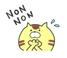 pretty fat cat sticker #4934647