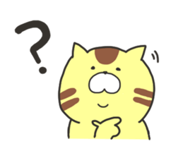 pretty fat cat sticker #4934649