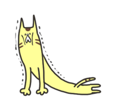 pretty fat cat sticker #4934663